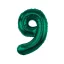 Nummer B&C Bottle Green Grüne Nummer 9 Folienballon 85 cm