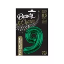 Nummer B&C Bottle Green Grüne Nummer 9 Folienballon 85 cm