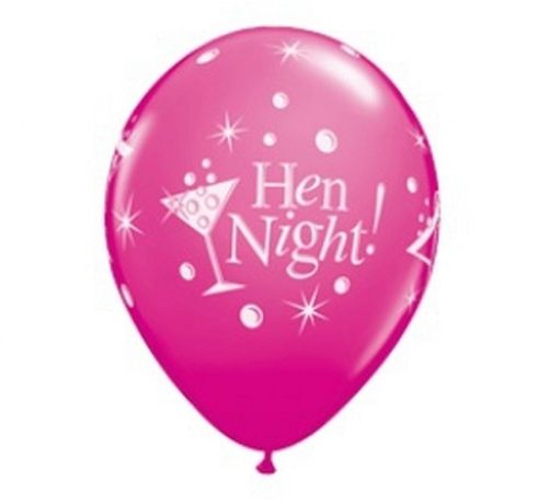 Junggesellinnenabschied Hen Night Ballon, Luftballon 6 Stück 12 inch (30cm)