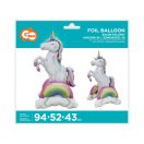 Einhorn Rainbow 3D Folienballon 94 cm