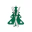 Weihnachten Green Holzbesteckhalter 4er-Set