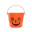 Halloween Crazy Kürbis Bonbon-Eimer 14,5x11,5 cm