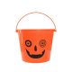 Halloween Crazy Kürbis Bonbon-Eimer 14,5x11,5 cm