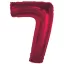 Nummer Red Rote Nummer 7 Folienballon 92 cm
