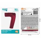 Nummer Red Rote Nummer 7 Folienballon 92 cm