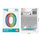 Nummer Rainbow Bunter Nummer-0-Folienballon 92 cm