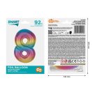 Nummer Rainbow Bunte Nummer 8 Folienballon 92 cm