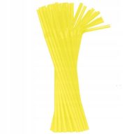 Farbe Yellow Kunststoffstrohhalm 50 Stück