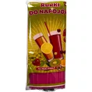 Farbe Pink Kunststoffstrohhalm 50 Stück