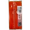 Farbe Orange Kunststoffstrohhalm 50 Stück