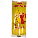 Farbe Yellow Kunststoffstrohhalm 50 Stück