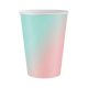 Farbe Ombre Papierbecher 6er-Set 266 ml