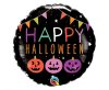 Happy Halloween Pumpkins Folienballon 46 cm