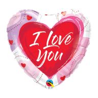 Liebe I Love You Cartoon Folienballon 46 cm
