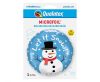 Weihnachten Let It Snow, Schneemann Folienballon 46 cm