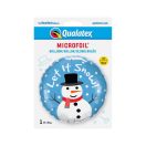 Weihnachten Let It Snow, Schneemann Folienballon 46 cm