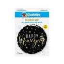 Neujahr Happy New Year Stars Folienballon 46 cm
