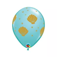 Ozean Sea Shell, Ballon 6 Stk 11 Zoll (28 cm)