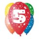 Geburtstag Star Happy Birthday 5 Luftballons, 5 Stk 12 Zoll (30cm)