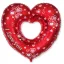 Liebe Fancy Herzfolienballon 86 cm (WP)