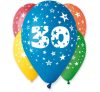 Geburtstag Star Happy Birthday 30 Luftballons, 5-teiliges Set 12 Zoll (30cm)