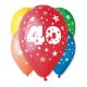 Happy Birthday 40 Star Ballon, Luftballon 5 Stück 12 inch (30cm)