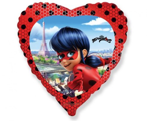 Miraculous Geschichten von Ladybug und Cat Noir Miraculous, Herz Folienballon 46 cm (WP)