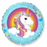 Einhorn Cloud Folienballon 46 cm (WP)