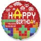 Lego Muster Happy Birthday Bricks Folienballon 46 cm ((WP)))