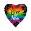 Liebe Love is Love Folienballon 46 cm