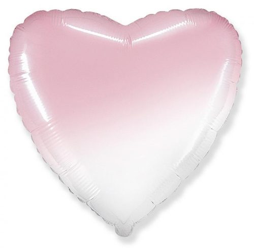 Farbe White Pink Herz Folienballon 46 cm ((WP)))))