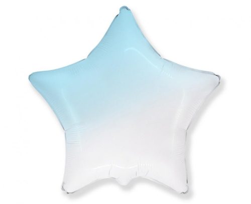White-blue Star Folienballon 50 cm ((WP)))))