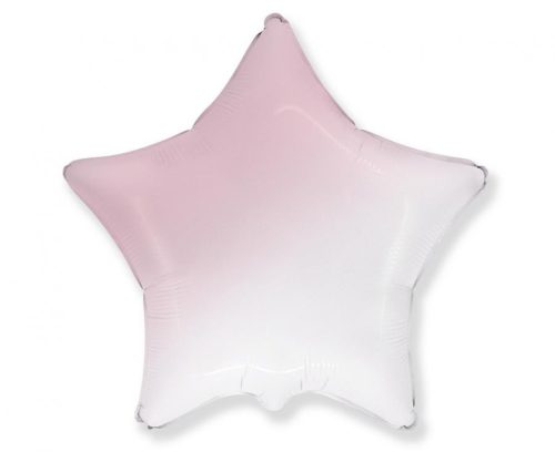 White-Pink Star Folienballon 50 cm ((WP)))))