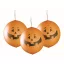 Halloween Pumpkin Kürbisballon, 3er-Set mit Band, 18 Zoll (45 cm)
