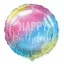 Geburtstag Pastel Regenbogen Happy Birthday Folienballon 46 cm (WP)