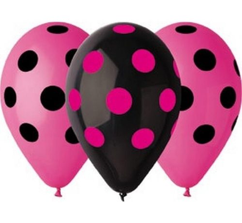 Hen Night Dots, Punkte Ballon, Luftballon 5 Stück 12 Zoll (30 cm)