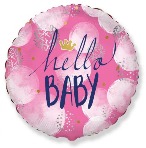 Hello Baby Girl Folienballon 48 cm