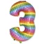 Nummer Pop It Nummer 3 Folienballon 69 cm (WP)