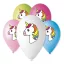 Einhorn Einhorn Mehrfarbig, Ballon, 5 Stk 12 inch (30cm)
