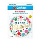 Weihnachten Dots i Folienballon 46 cm