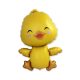 Tiere Yellow Ente Folienballon 80 cm