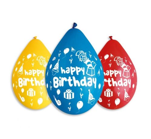Happy Birthday Party Hängender Ballon, Luftballon 5 Stück 12 Zoll (30 cm)