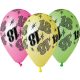 Happy Birthday 18 Neon Ballon, Luftballon 5 Stück 12 inch (30cm)
