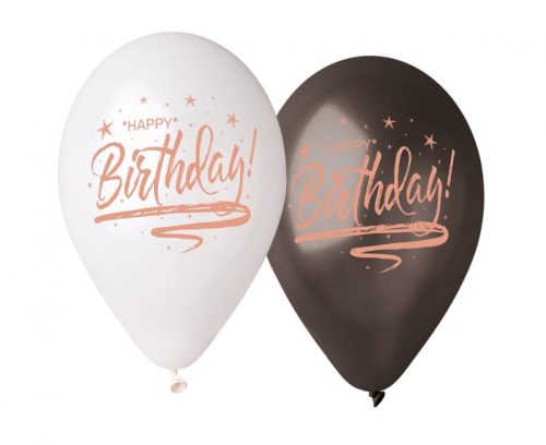 Happy Birthday Ballon, Luftballon 5 Stück 13 inch (33cm)