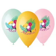 Tukan Toucan Aloha, Ballon, 5 Stück 13 inch (33 cm)