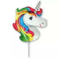 Einhorn Head Folienballon 36 cm (WP)