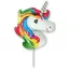 Einhorn Head Folienballon 36 cm (WP)
