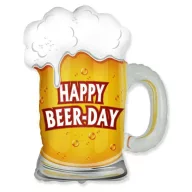 Bier Beer Glass Folienballon 36 cm (WP)
