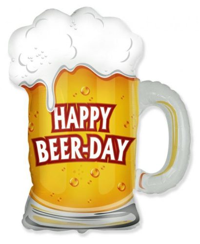 Bier Beer Glass Folienballon 36 cm (WP)