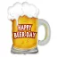 Bier Beer Glass Folienballon 36 cm (WP)